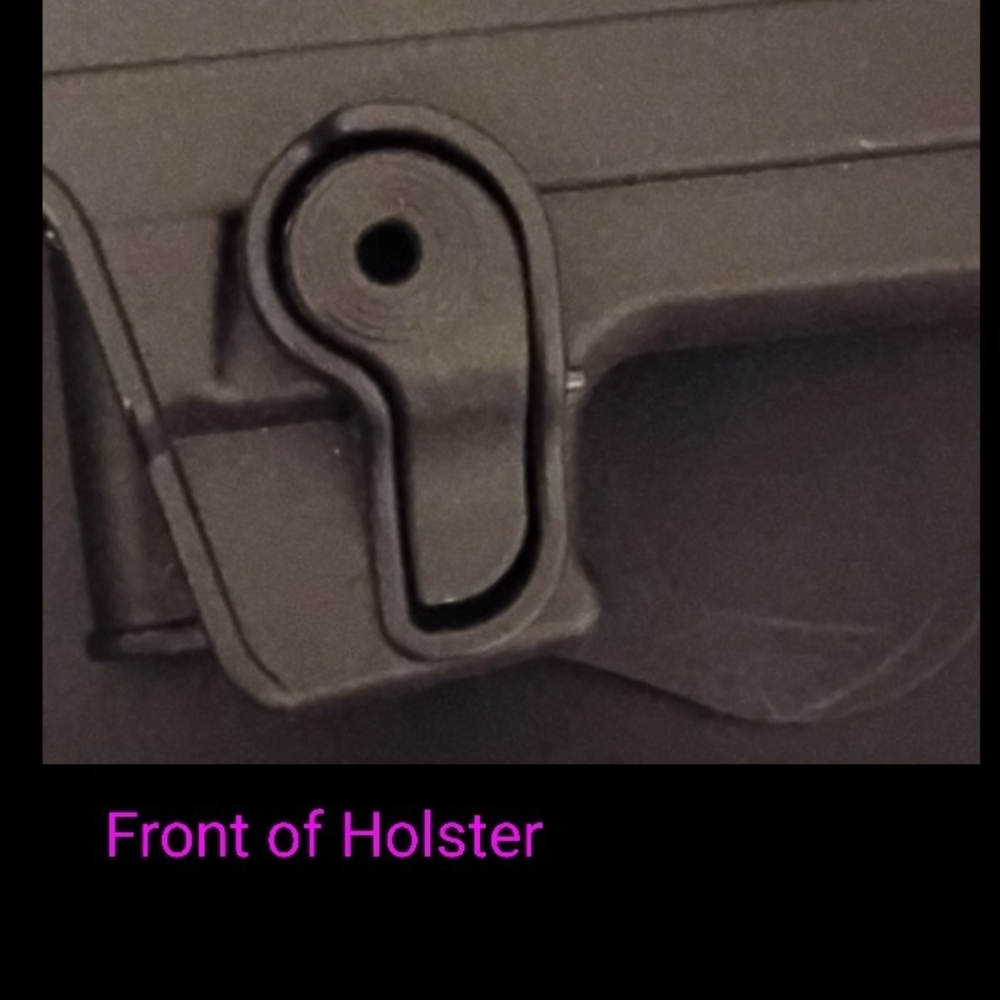 Source Unknown Black Men's Holster Accessory